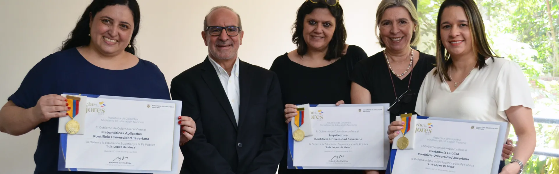 Tres programas de la Javeriana Cali fueron reconocidos en La noche de los Mejores 2022