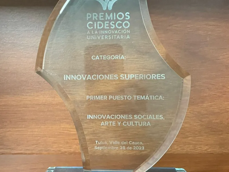 Premio a la Innovación Universitaria 2023 de CIDESCO Premio a la Innovación Universitaria 2023 de CIDESCO