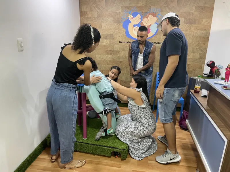 Prueba en bipedestador Prueba en bipedestador